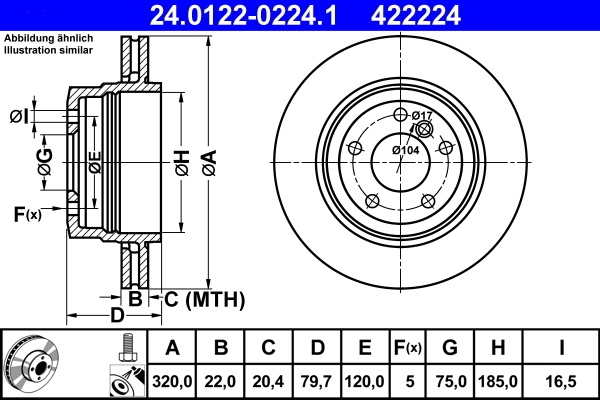 Brake Disc 24.0122-0224.1