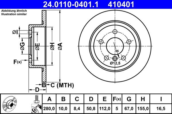 Brake Disc 24.0110-0401.1