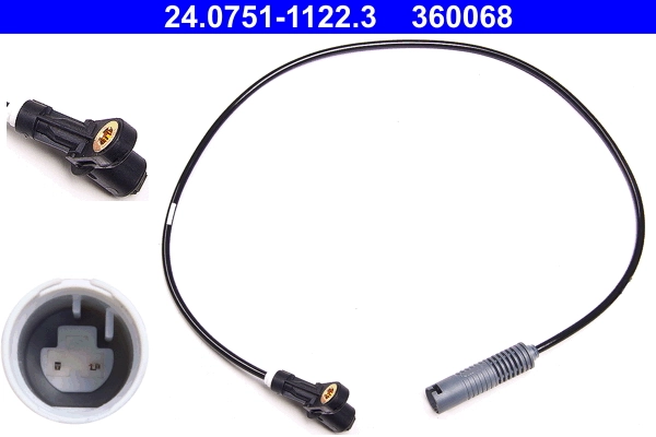Sensor, wheel speed 24.0751-1122.3