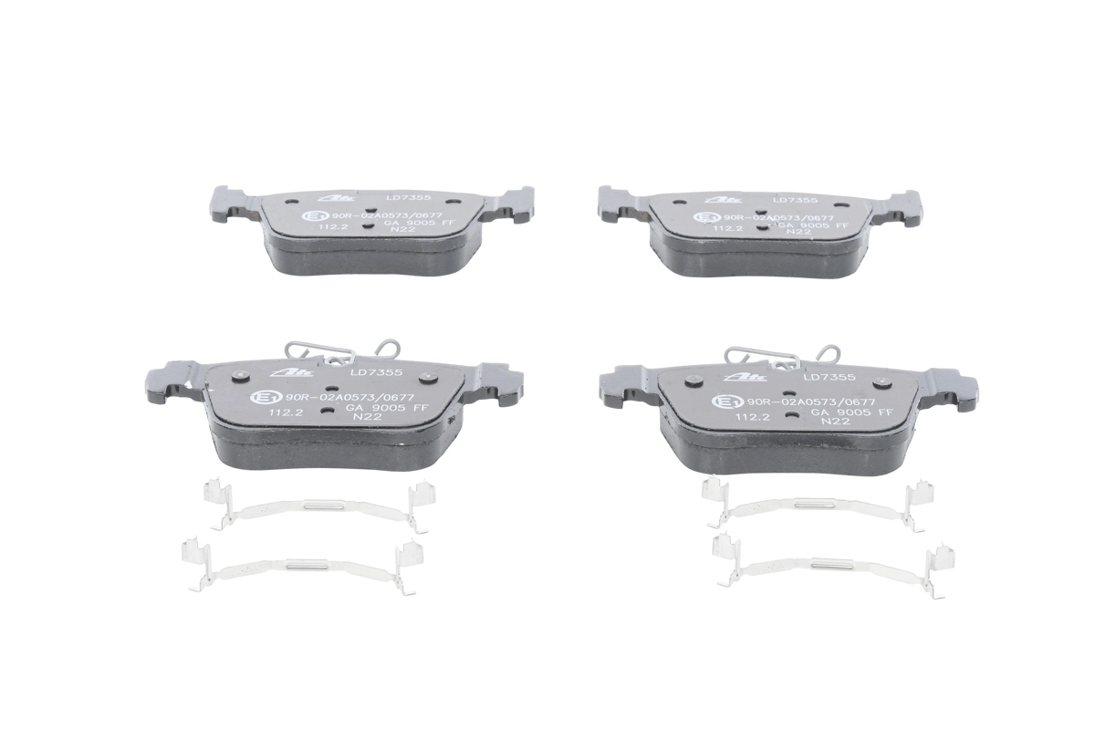 Brake Pad Set, disc brake ATE Ceramic 13.0470-7355.2