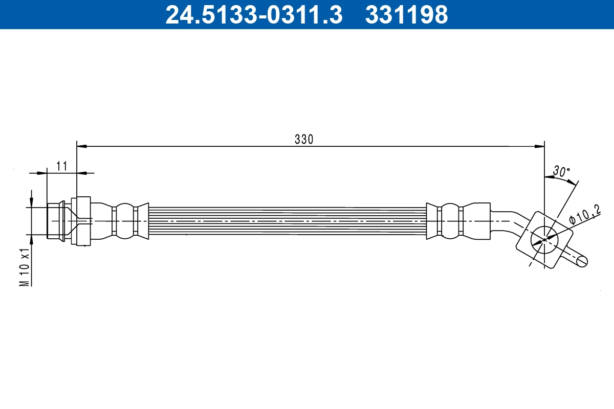 Brake Hose 24.5133-0311.3