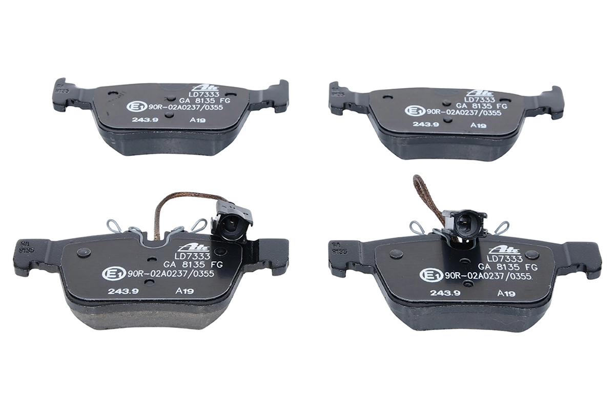 Brake Pad Set, disc brake ATE Ceramic 13.0470-7333.2
