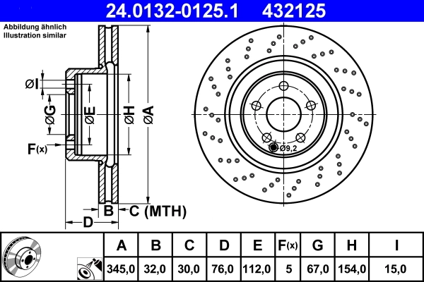 Brake Disc 24.0132-0125.1