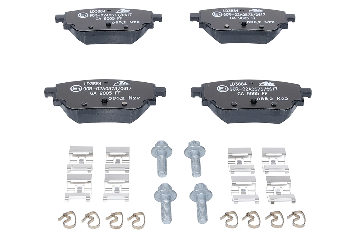 Brake Pad Set, disc brake ATE Ceramic 13.0470-3884.2
