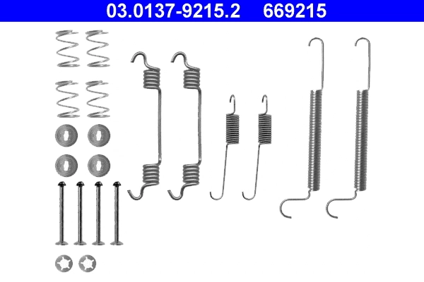Accessory Kit, brake shoes 03.0137-9215.2