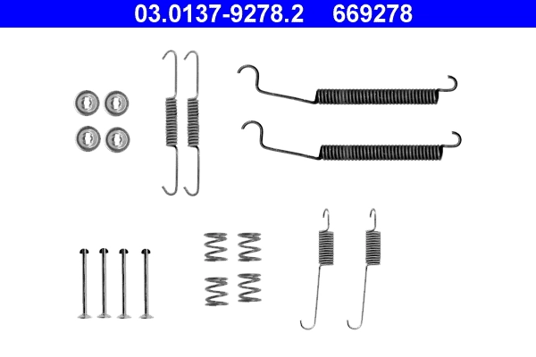 Accessory Kit, brake shoes 03.0137-9278.2