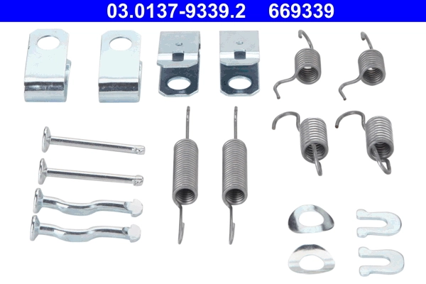 Accessory Kit, parking brake shoes 03.0137-9339.2