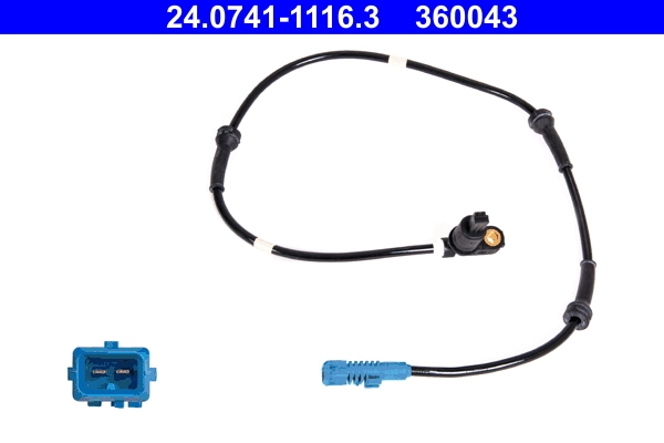 Sensor, wheel speed 24.0741-1116.3