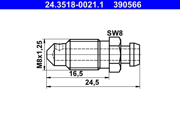 Breather Screw/Valve 24.3518-0021.1