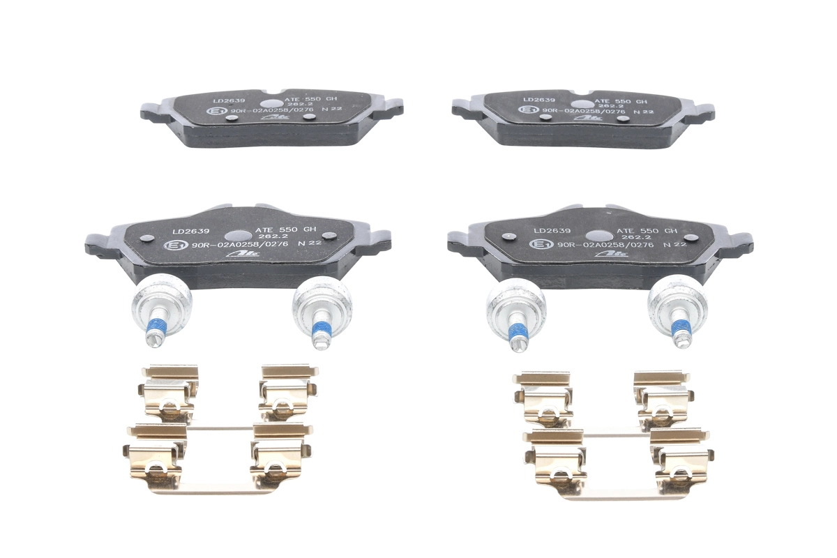 Brake Pad Set, disc brake ATE Ceramic 13.0470-2639.2