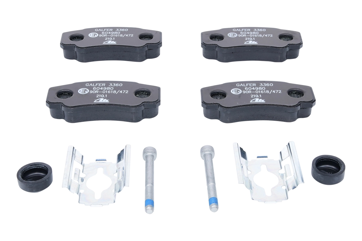 Brake Pad Set, disc brake 13.0460-4980.2