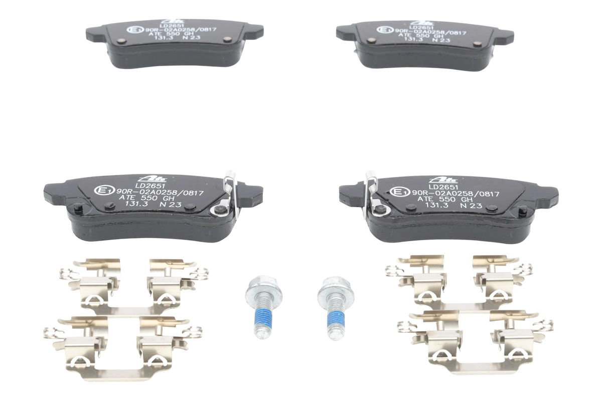 Brake Pad Set, disc brake ATE Ceramic 13.0470-2651.2