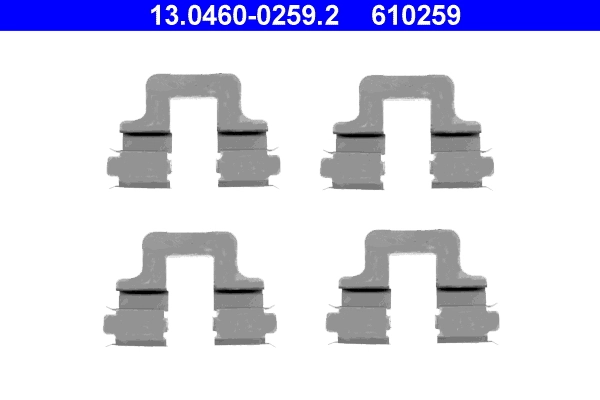 Accessory Kit, disc brake pad 13.0460-0259.2