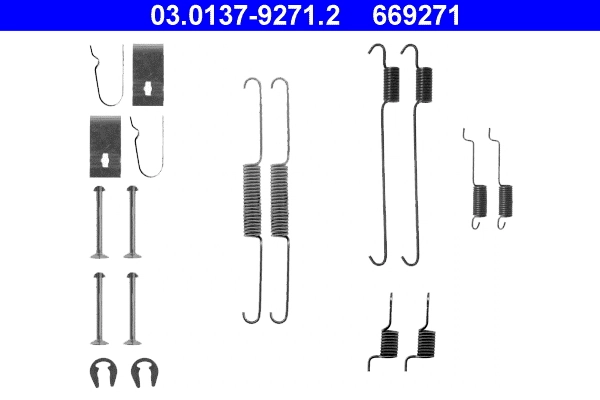 Accessory Kit, brake shoes 03.0137-9271.2