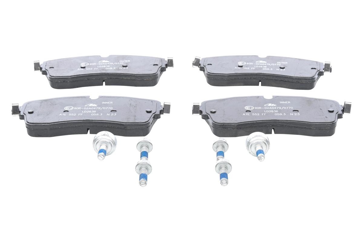 Brake Pad Set, disc brake ATE Ceramic 13.0470-2636.2
