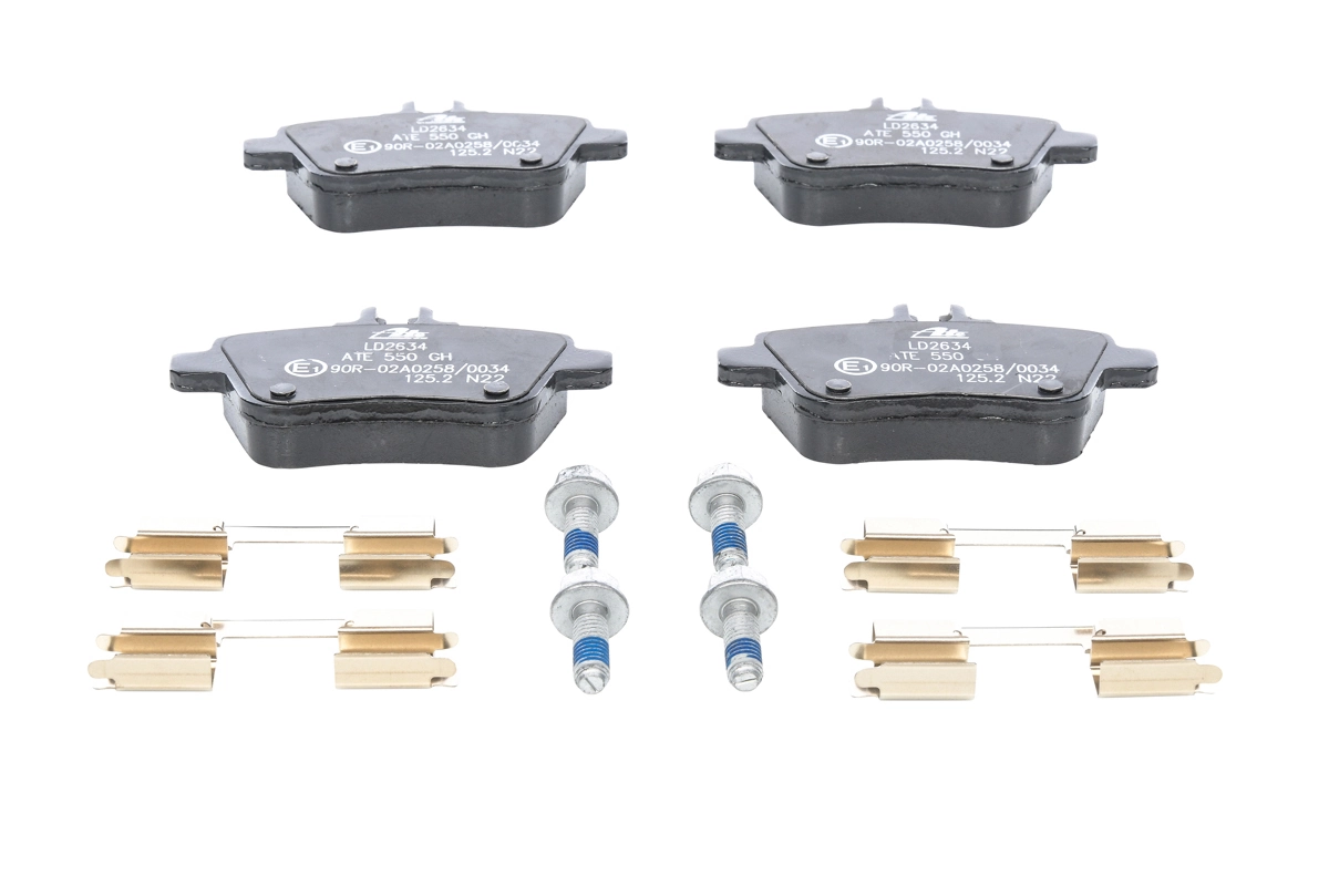 Kit de plaquettes de frein, frein à disque ATE Ceramic 13.0470-2634.2