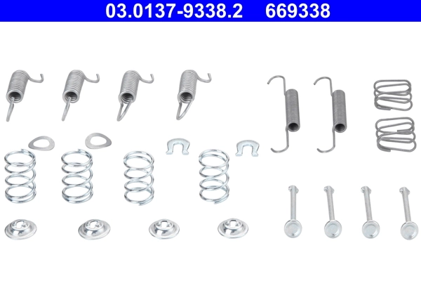 Accessory Kit, parking brake shoes 03.0137-9338.2