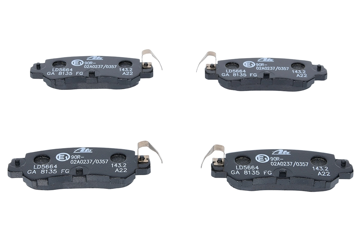 Brake Pad Set, disc brake ATE Ceramic 13.0470-5664.2
