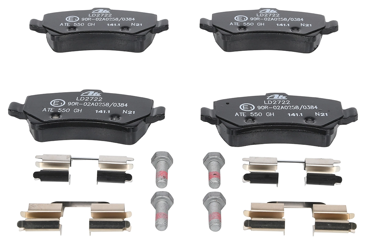 Brake Pad Set, disc brake ATE Ceramic 13.0470-2722.2