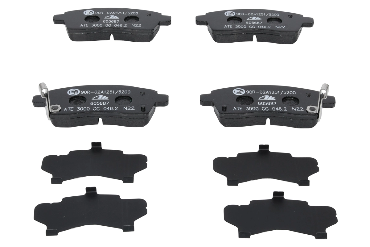 Brake Pad Set, disc brake 13.0460-5687.2