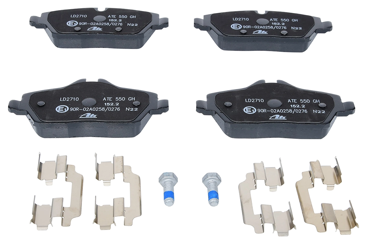 Brake Pad Set, disc brake ATE Ceramic 13.0470-2710.2
