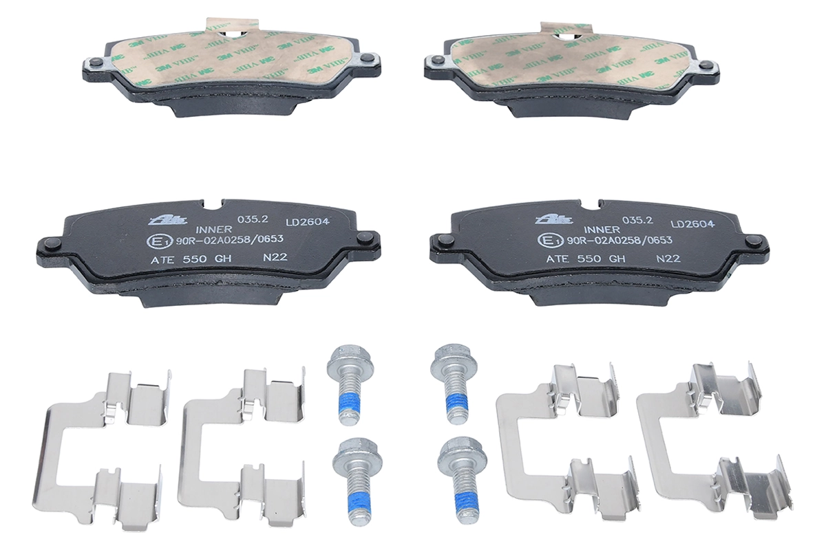 Brake Pad Set, disc brake ATE Ceramic 13.0470-2604.2