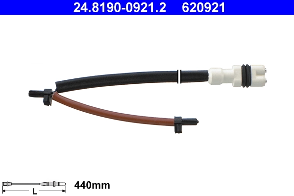 Warning Contact, brake pad wear 24.8190-0921.2