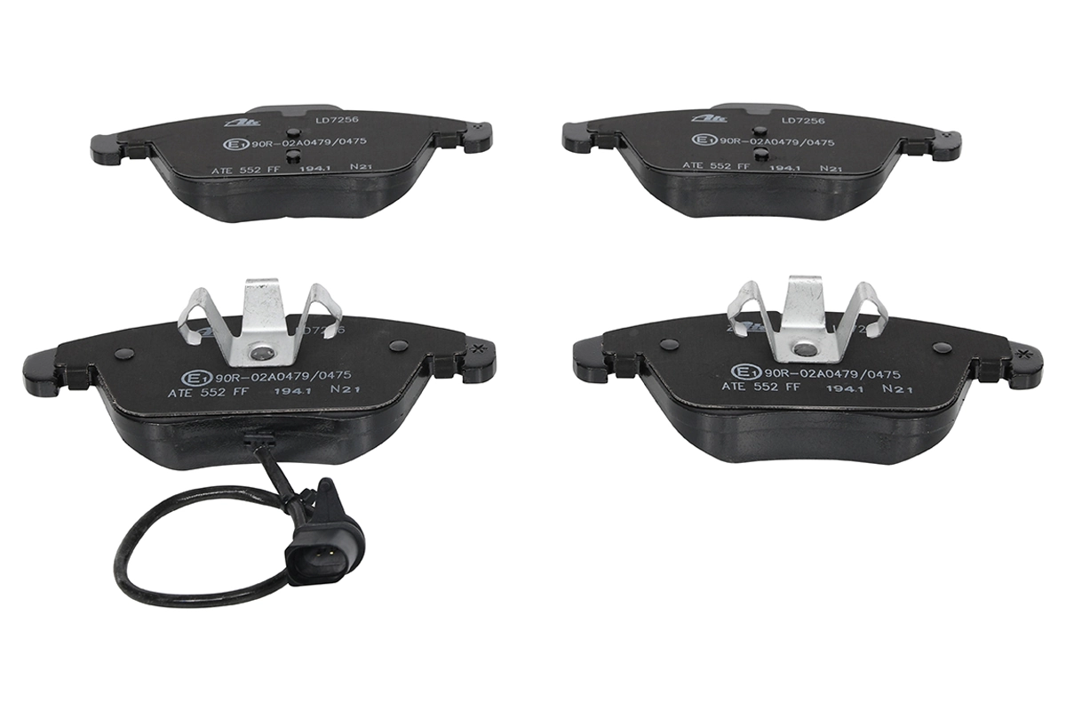Brake Pad Set, disc brake ATE Ceramic 13.0470-7256.2