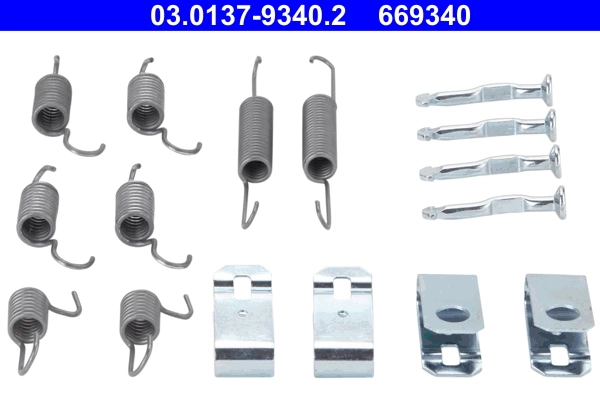 Accessory Kit, parking brake shoes 03.0137-9340.2