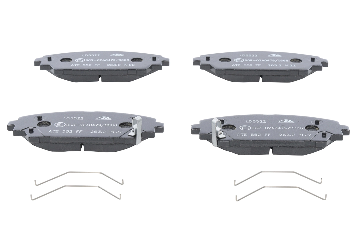 Brake Pad Set, disc brake ATE Ceramic 13.0470-5522.2