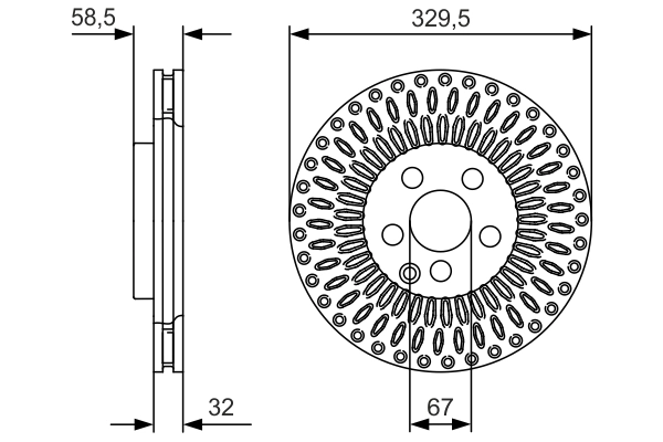 Brake Disc 0 986 479 D13