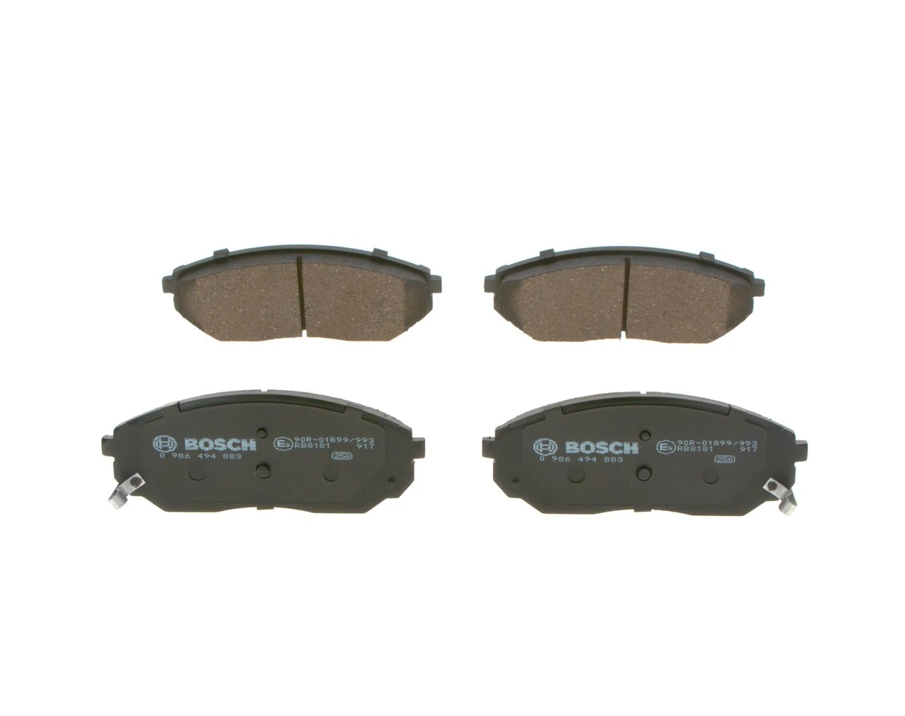 Brake Pad Set, disc brake 0 986 494 883