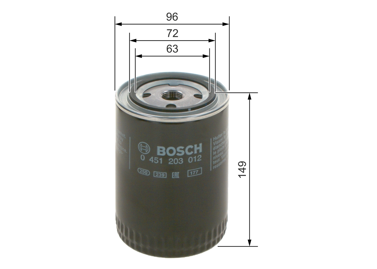 Oil Filter 0 451 203 012