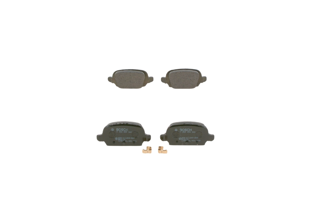Brake Pad Set, disc brake 0 986 494 340