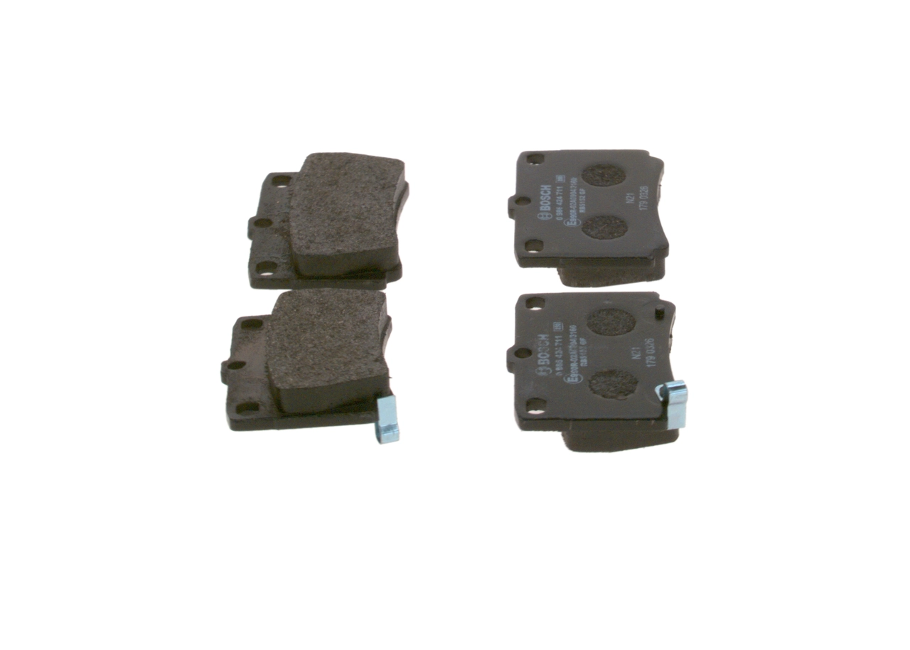 Brake Pad Set, disc brake 0 986 424 711