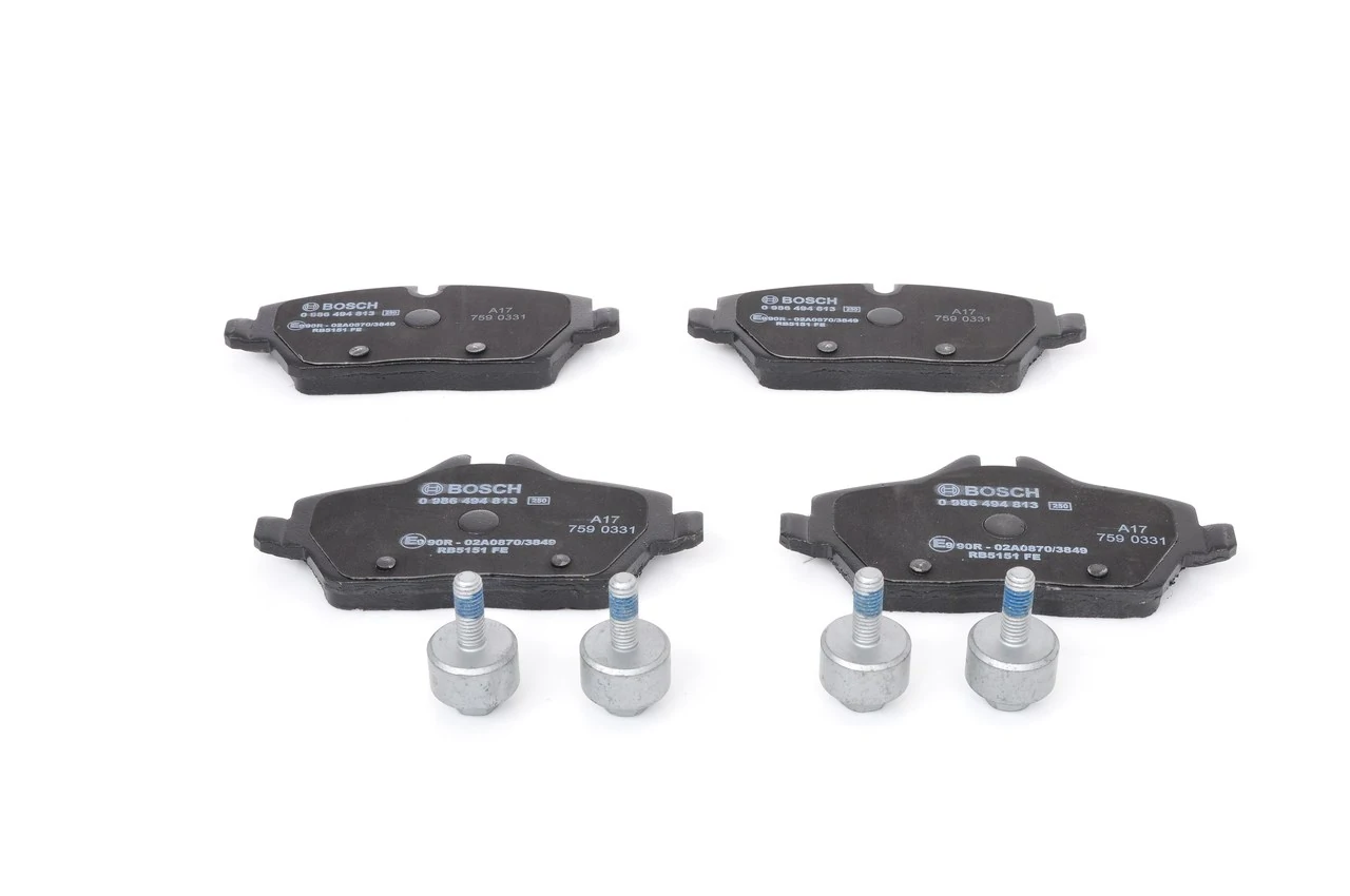 Brake Pad Set, disc brake 0 986 494 813