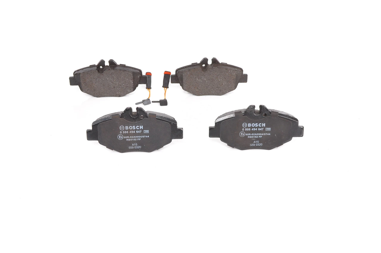Brake Pad Set, disc brake 0 986 494 647