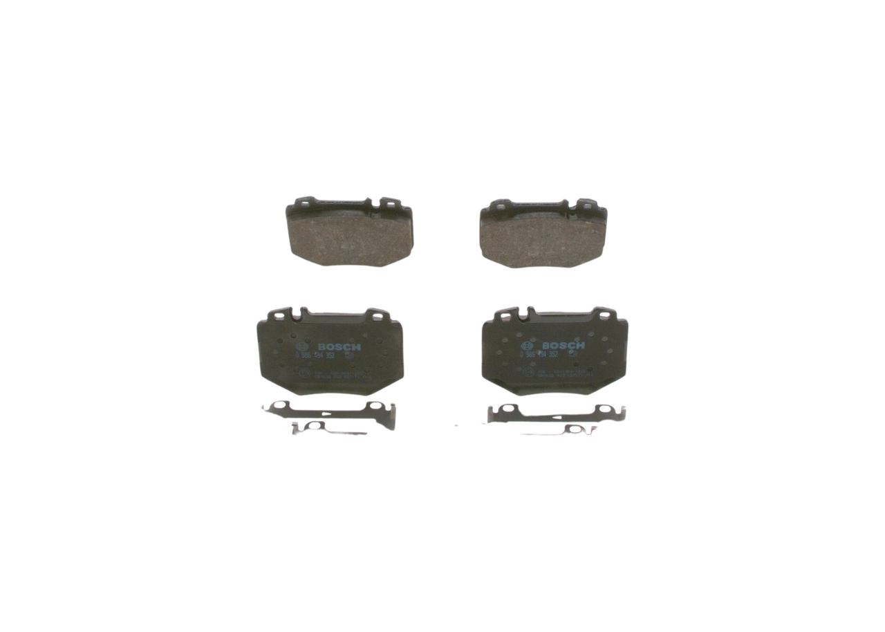 Brake Pad Set, disc brake 0 986 494 352