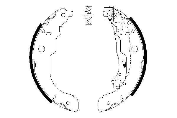 Brake Shoe Set 0 986 487 721