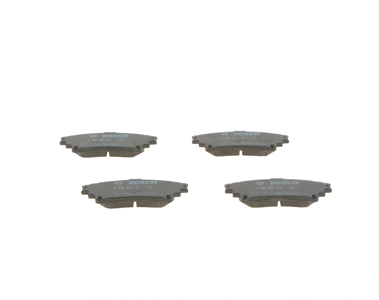 Brake Pad Set, disc brake 0 986 495 174