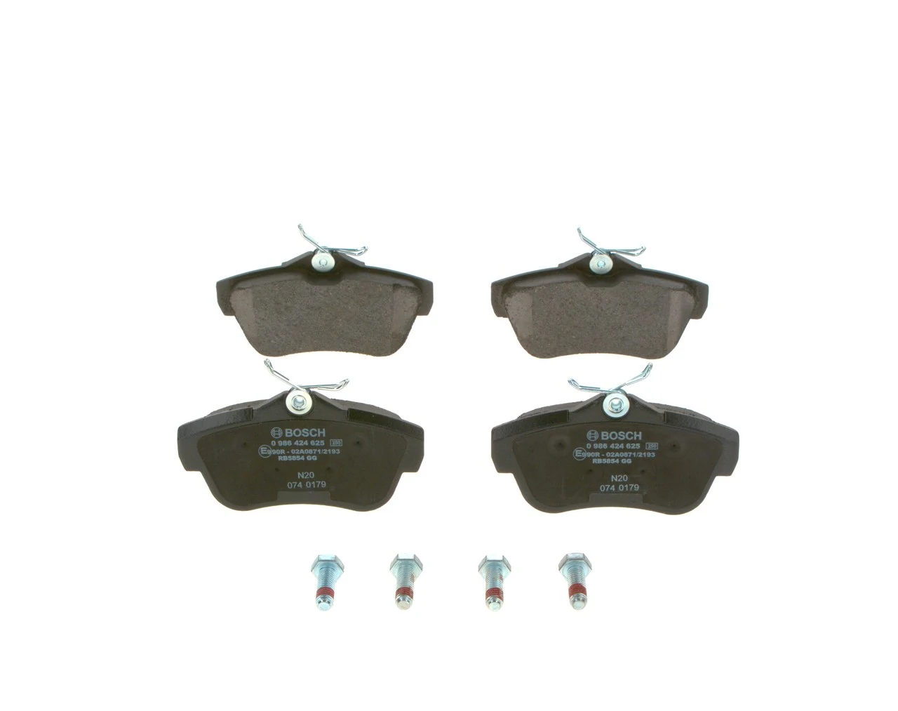 Brake Pad Set, disc brake 0 986 424 625