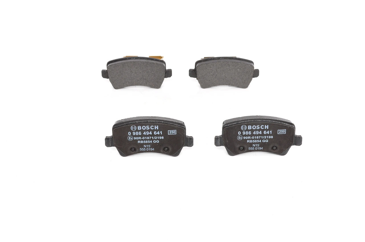 Brake Pad Set, disc brake 0 986 494 641