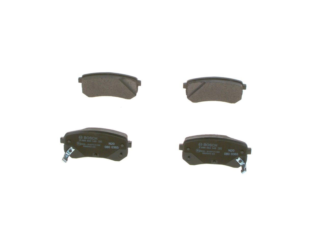 Brake Pad Set, disc brake 0 986 494 145