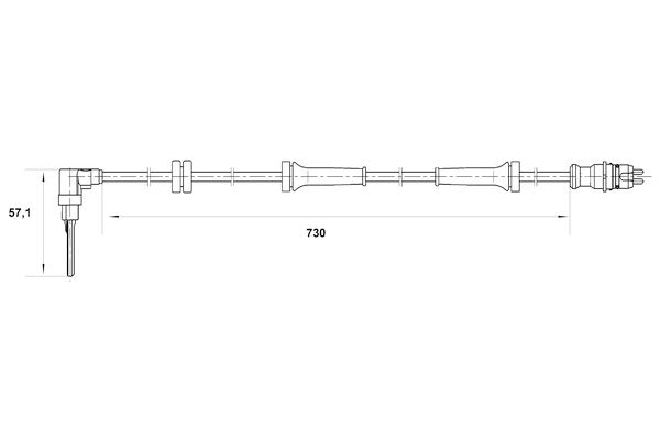 BOSCH 0 265 007 070 Sensor, wheel speed