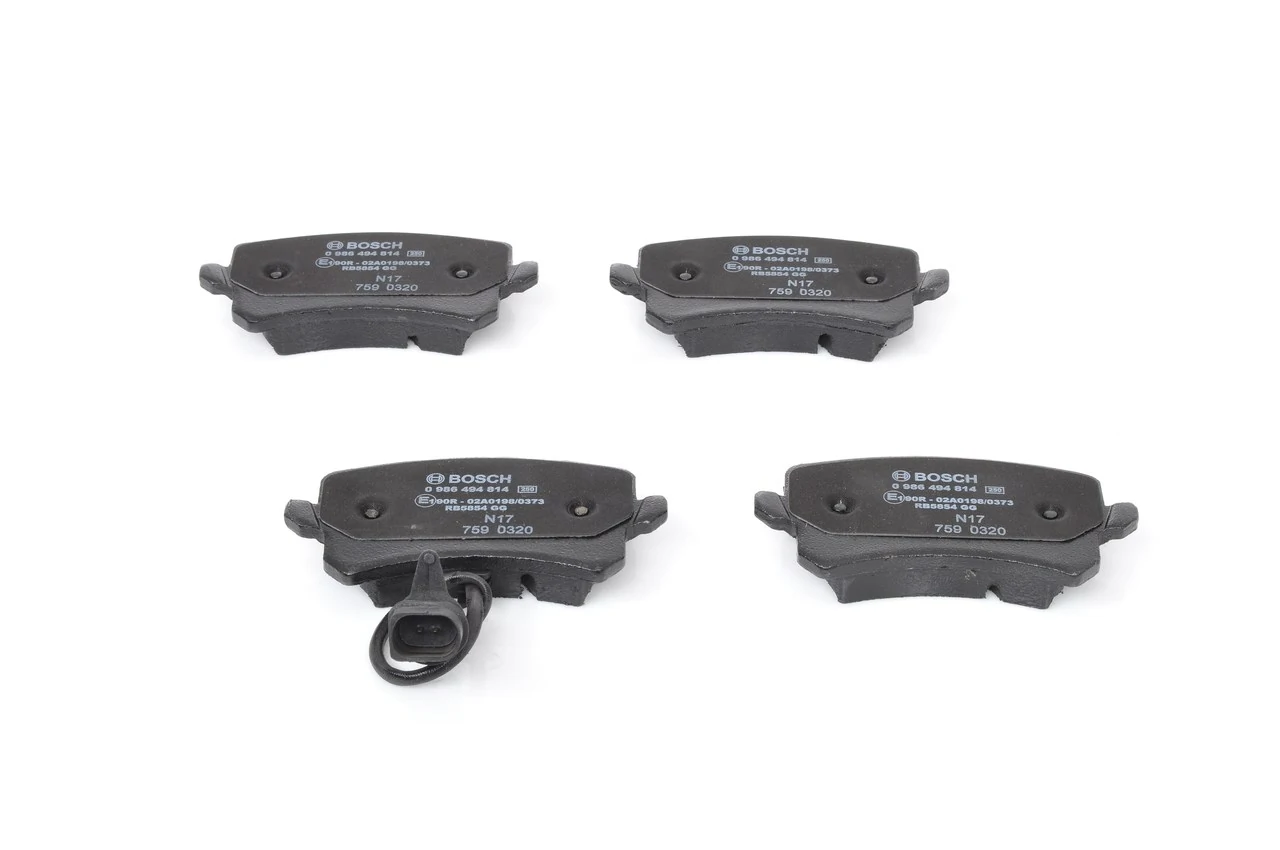 Brake Pad Set, disc brake 0 986 494 814