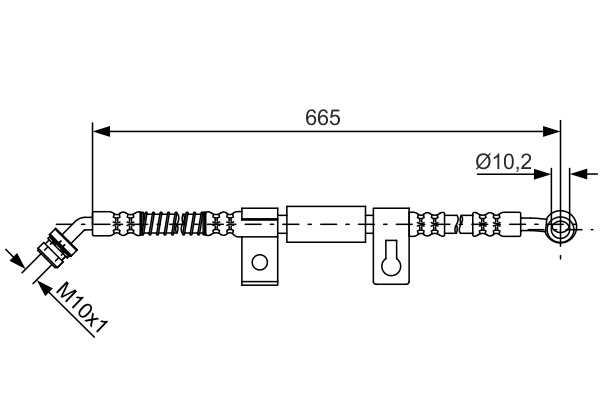 BOSCH 1 987 481 791 Brake Hose