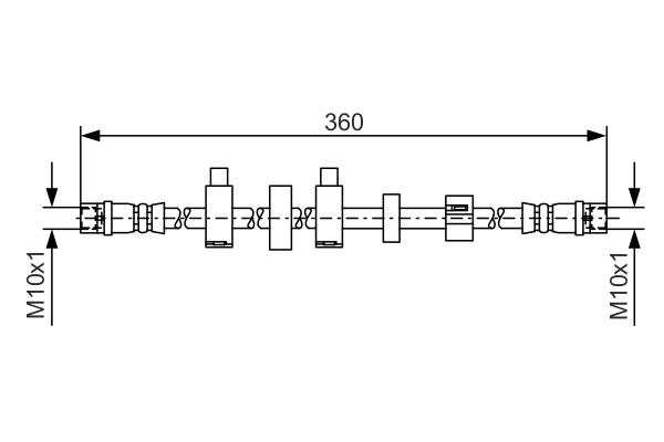 Brake Hose 1 987 481 540