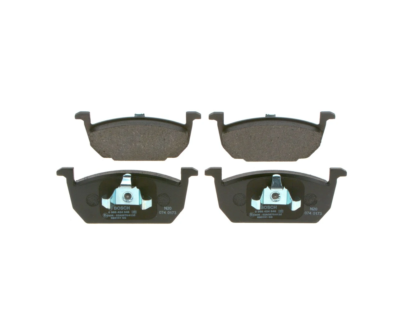 Brake Pad Set, disc brake 0 986 424 846