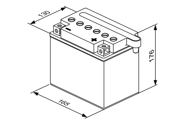 BOSCH 0 092 M4F 600 Starter Battery