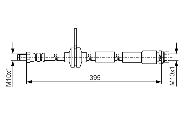 BOSCH 1 987 481 B19 Brake Hose